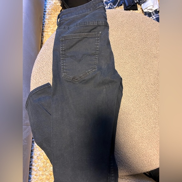 BLACK DENIM SKINNY JEANS - Picture 2 of 3